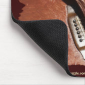 Tapis De Souris L'AMOUREUX DE LA MUSIQUE GUITARISTE Mousepad (Coin)