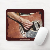 Tapis De Souris L'AMOUREUX DE LA MUSIQUE GUITARISTE Mousepad (Avec souris)