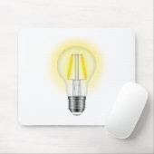 Tapis De Souris Lampe à lumière (Avec souris)