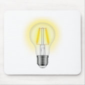 Tapis De Souris Lampe à lumière (Devant)