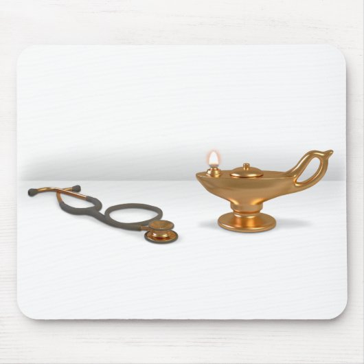 Tapis De Souris Lampe et stéthoscope de soins (Devant)