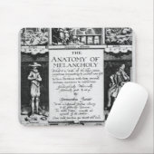 Tapis De Souris L'anatomie de la mélancolie (Avec souris)