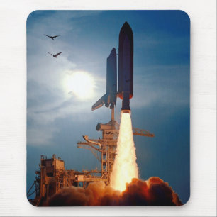 Tapis De Souris Lancement de la navette spatiale Discovery par la