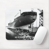 Tapis De Souris Lancement d'Edmund Fitzgerald 6-8-1958 (#1) (Avec souris)