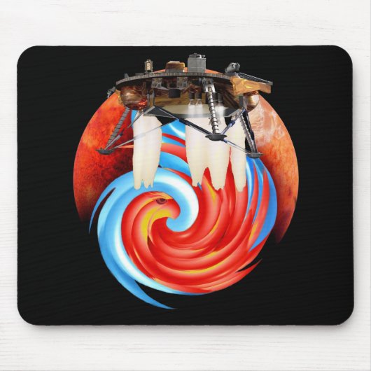 Tapis De Souris Lander Mousepad de Phoenix Mars (Devant)