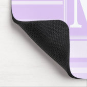 Tapis De Souris Landes lilas monogrammes (Coin)