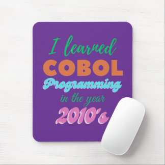 Tapis De Souris Langage de programmation Cobol appris en 2010