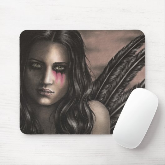 Tapis De Souris L'ange tombé Mousepad (Avec souris)