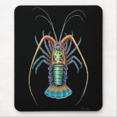 Tapis De Souris Langouste peinte Mousepad (Devant)