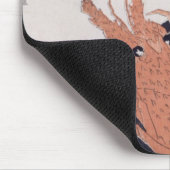 Tapis De Souris Langoustine avec un bloc du charbon de bois, (Coin)