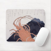 Tapis De Souris Langoustine avec un bloc du charbon de bois, (Avec souris)