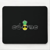 Tapis De Souris Langue des signes ASL Vêtements Plage Sourds Signe (Devant)