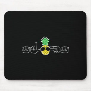 Tapis De Souris Langue des signes ASL Vêtements Plage Sourds Signe