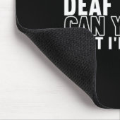 Tapis De Souris Langue des signes de sensibilisation Langue des si (Coin)