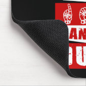 Tapis De Souris Langue des signes Sensibilisation Sourde à la main (Coin)