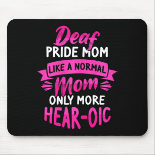 Tapis De Souris Langue Sourde Sensibilisation Sourde Sourde Sourde