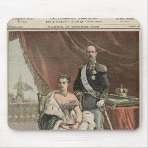 Tapis De Souris L'anniversaire de noces d'argent du roi