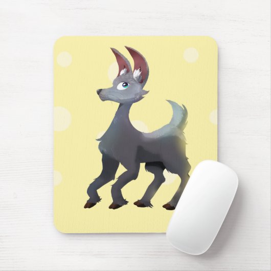 Tapis De Souris Lapin Alpaca - Gris Ultime/Illuminations (Avec souris)