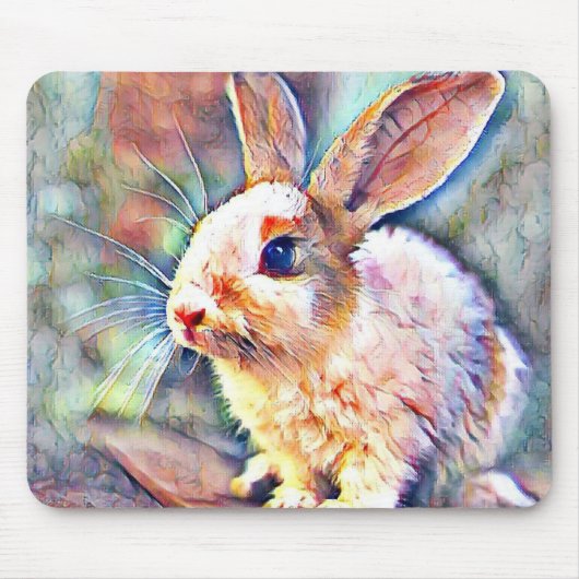 Tapis De Souris lapin aquarell (Devant)