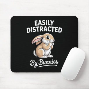 Tapis De Souris Lapin Art Mignon Lapin Lièvre Conception Hommes Fe