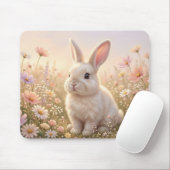 Tapis De Souris Lapin Blanc (Avec souris)