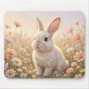 Tapis De Souris Lapin Blanc