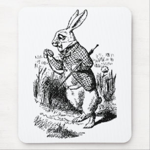 Tapis De Souris Lapin blanc - Alice au pays des merveilles