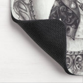 Tapis De Souris Lapin blanc Mousepad Alice au pays des merveilles (Coin)