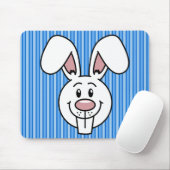 Tapis De Souris Lapin (bleu) Mousepad (Avec souris)