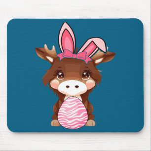 Tapis De Souris Lapin de Pâques Chasse aux œufs de Pâques