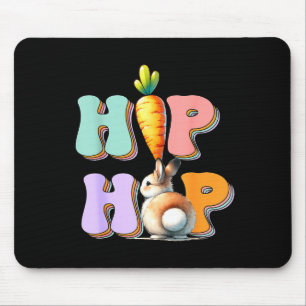Tapis De Souris Lapin de Pâques drôle Hip Hop Hippity Garçons Fill