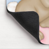 Tapis De Souris Lapin de Pâques et Panier Mousepad (Coin)