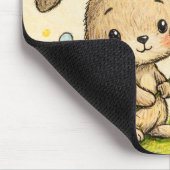 Tapis de souris Lapin de printemps (Coin)