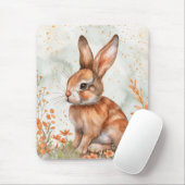 Tapis De Souris Lapin de printemps mignon (Avec souris)