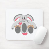 Tapis De Souris Lapin drôle et flasque (Avec souris)