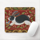 Tapis De Souris Lapin Folk (Avec souris)