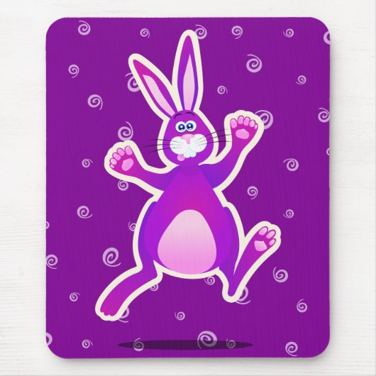 Tapis De Souris Lapin fou, mousepad (Devant)
