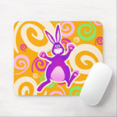 Tapis De Souris Lapin fou, mousepad (Avec souris)