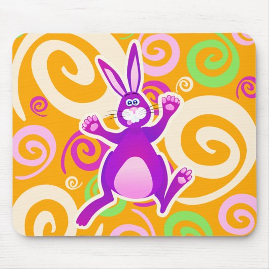 Tapis De Souris Lapin fou, mousepad (Devant)