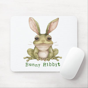 Tapis De Souris Lapin Grenouille aux Oreilles Tombantes Crapaud Dr