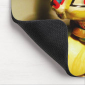 Tapis De Souris lapin jouet et oeuf jaune pâle (Coin)