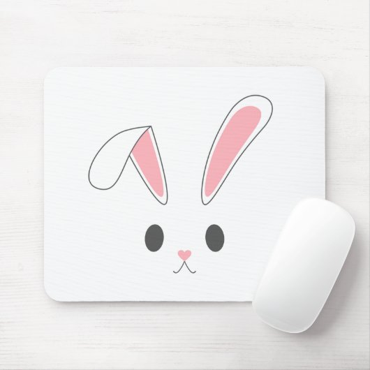 Tapis De Souris Lapin lapin de Pâques simple et mignon | Mousepad (Avec souris)