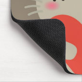 Tapis De Souris Lapin mignon avec amour (Coin)