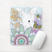 Tapis De Souris Lapin Mousepad d'automne (Avec souris)
