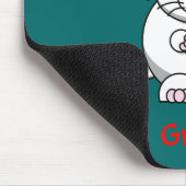 Tapis De Souris Lapin pelucheux (Coin)