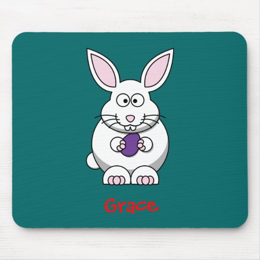 Tapis De Souris Lapin pelucheux (Devant)