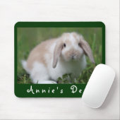 Tapis De Souris Lapin personnalisable de la Hollande Lop (Avec souris)