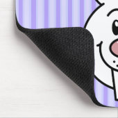 Tapis De Souris Lapin (pourpre) Mousepad (Coin)