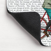 Tapis De Souris Lapin Sur Vélo 2 (Coin)