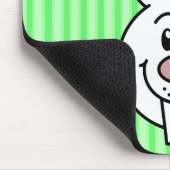 Tapis De Souris Lapin (Vert) Mousepad (Coin)